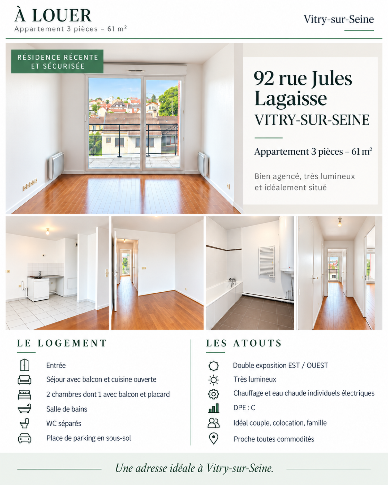 Image_, Appartement, Vitry-sur-Seine, ref :ALAP10003787